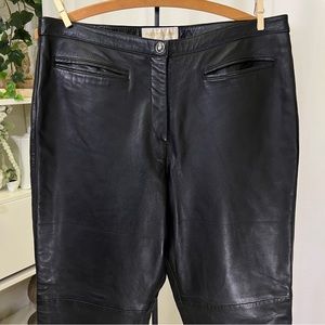 Vintage 80s Margaret Godfriey Black Leather Pants